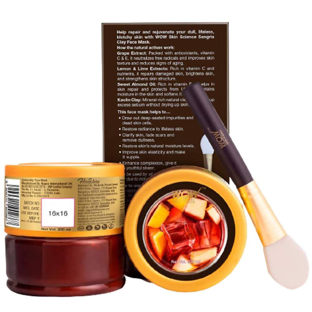 Wow Skin Science Sangria Face Mask  Grab2Buy Wow Skin Science Grab2Buy