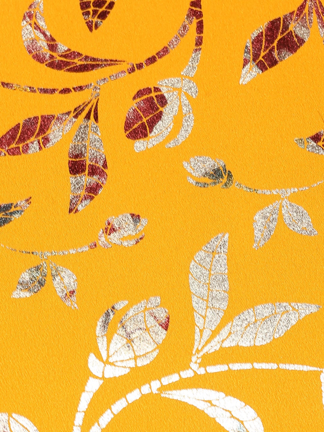 Janasya Women Mustard Yellow Printed A-Line Kurta