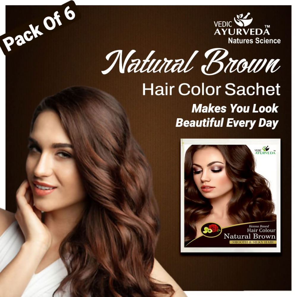 VedicAyurveda Henna Hair Color Naturally Brown  Grab2Buy VedicAyurveda Grab2Buy