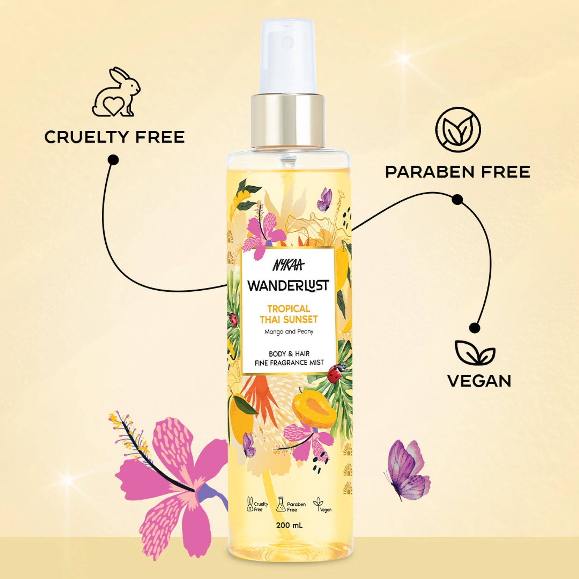 Wanderlust Fragrance Mist For Her - Tropical Thai Sunset  Grab2Buy Wanderlust Grab2Buy