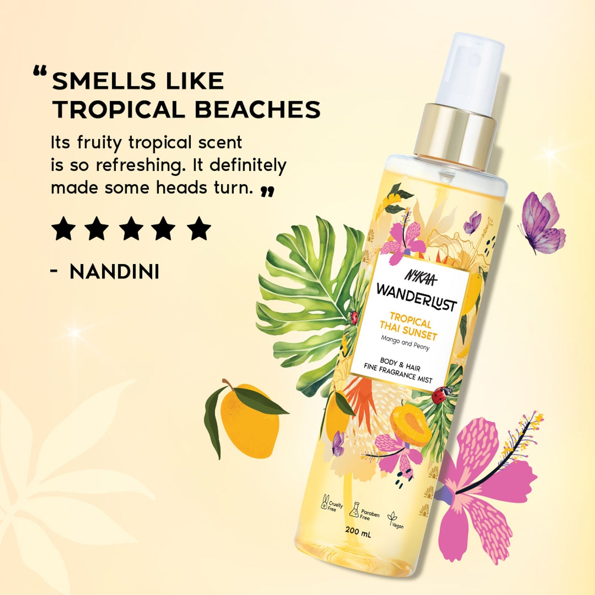 Wanderlust Fragrance Mist For Her - Tropical Thai Sunset  Grab2Buy Wanderlust Grab2Buy