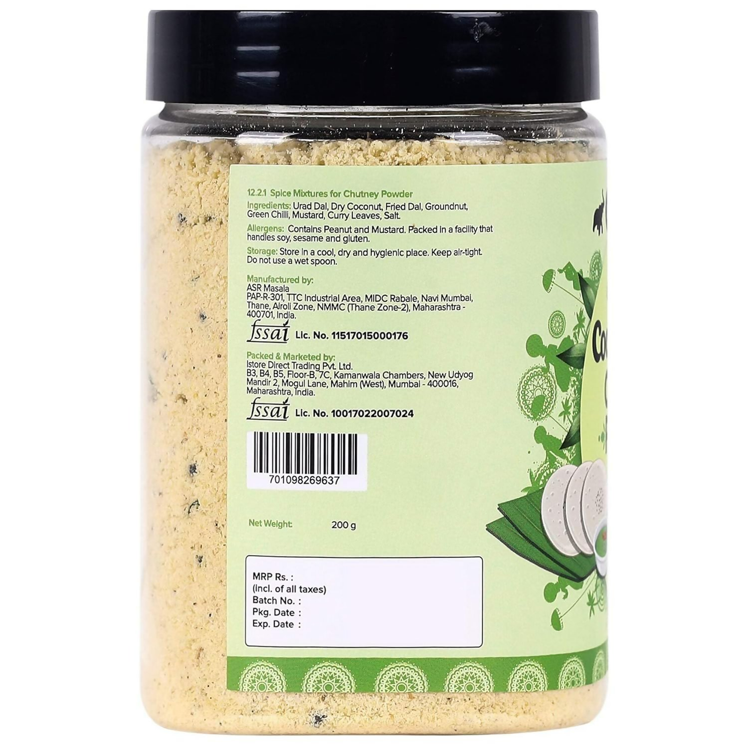 Urban Platter Coconut Green Chutney Powder  Grab2Buy Urban Platter Grab2Buy