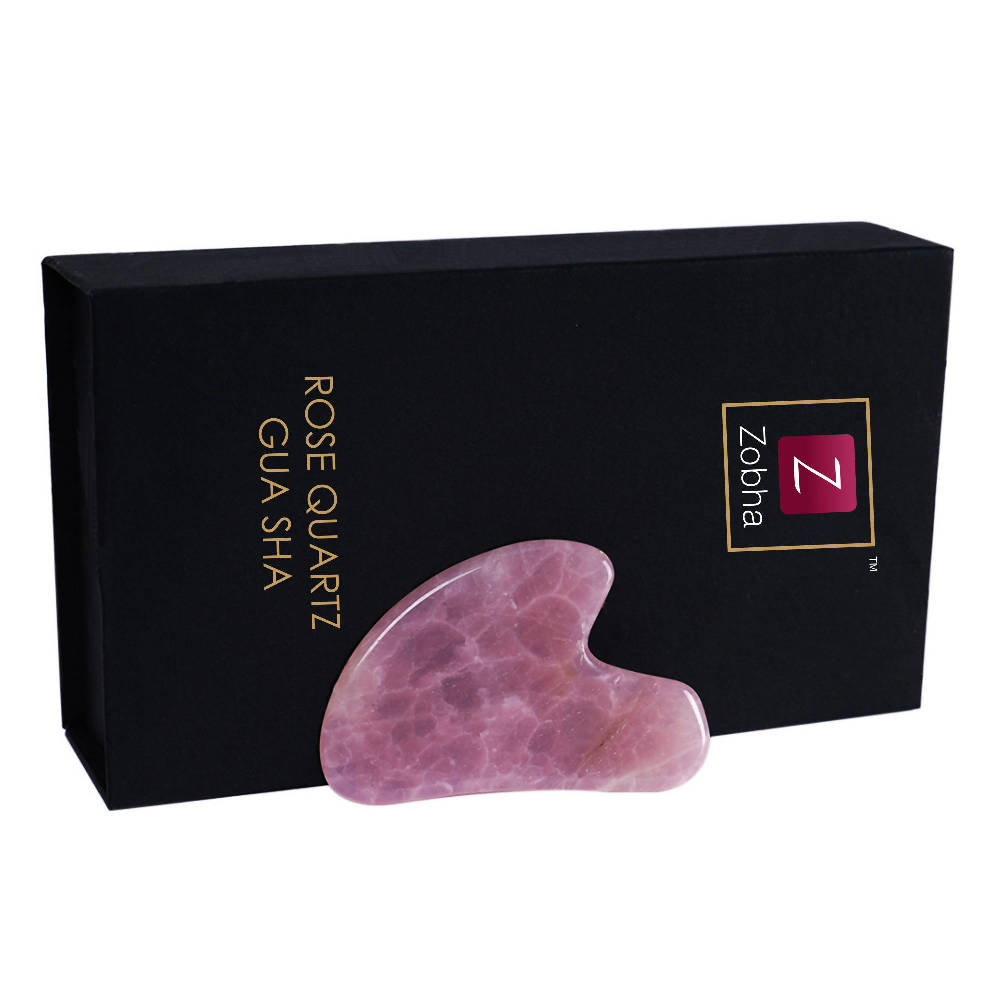 Zobha Rose Quartz Gua Sha  Grab2Buy Zobha Grab2Buy
