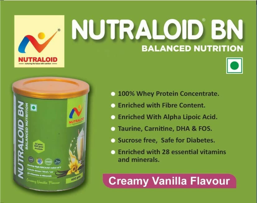 Nutraloid Bn (Balanced Nutrition) Creamy Vanilla Flavour 