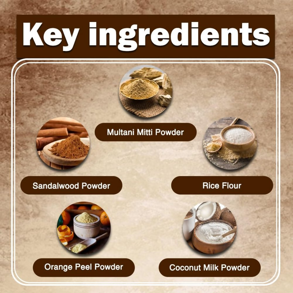 VedicAyurveda Herbal Wax Powder - Sandalwood  Grab2Buy VedicAyurveda Grab2Buy