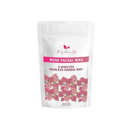 The Wellness Shop Rose Facial Wax Powder  Grab2Buy The Wellness Shop Grab2Buy