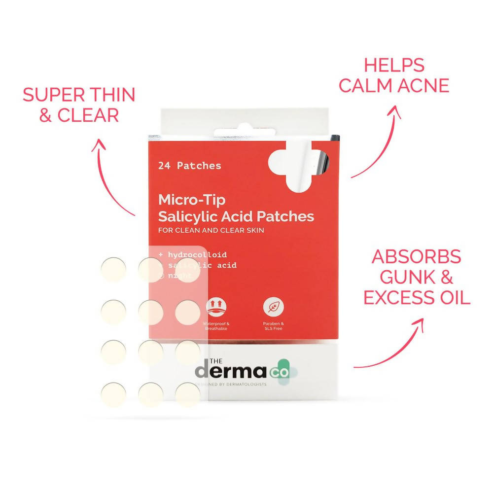 The Derma Co Micro-Tip Salicylic Acid Patches  Grab2Buy The Derma Co Grab2Buy