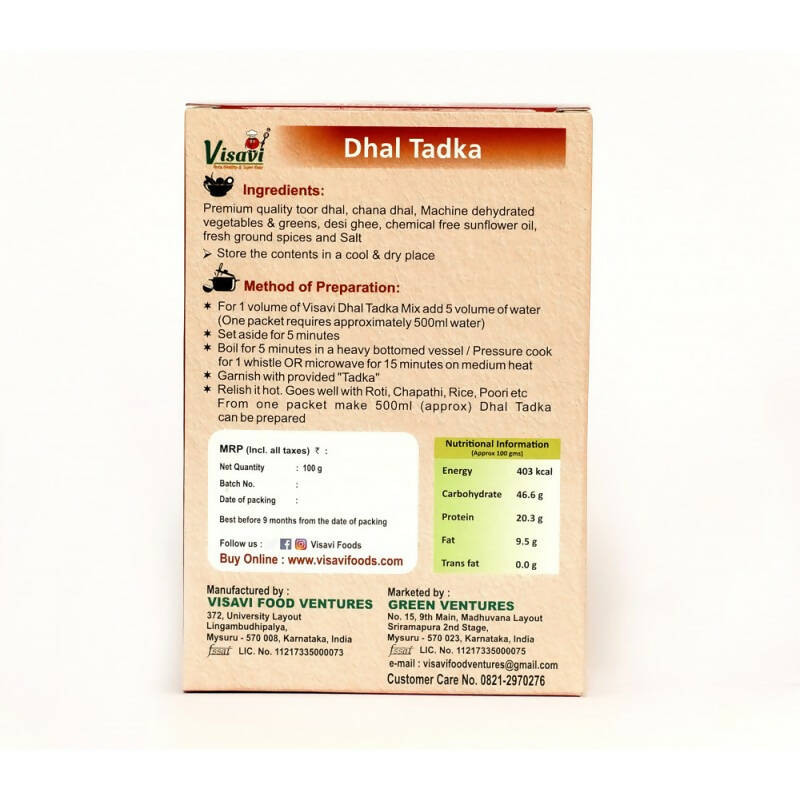 Visavi Dhal Tadka 