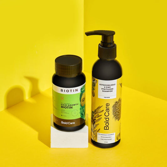 Bold Care Anti-dandruff Shampoo + Biotin Supplements Combo - Grab2buy