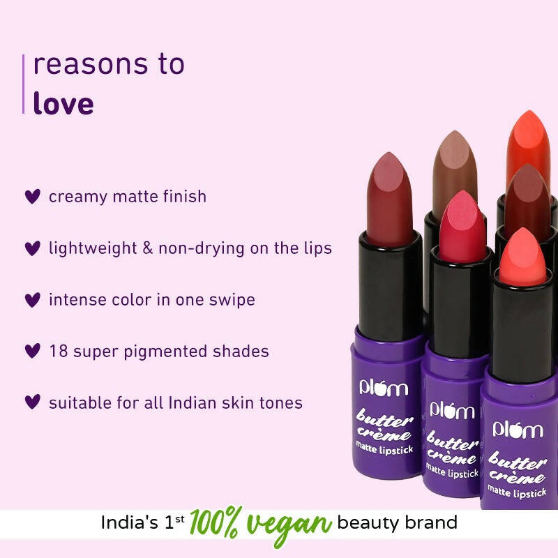 Plum Butter Crème Matte Lipstick Rosy Outlook - 122 (Mauve)