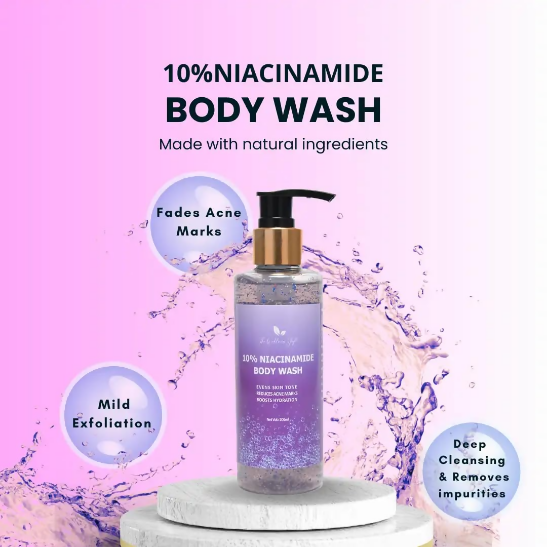 The Wellness Shop 10% Niacinamide Body Wash  Grab2Buy The Wellness Shop Grab2Buy