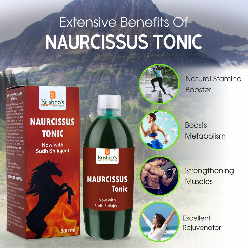 Krishna's Herbal & Ayurveda Naurcissus Tonic 
