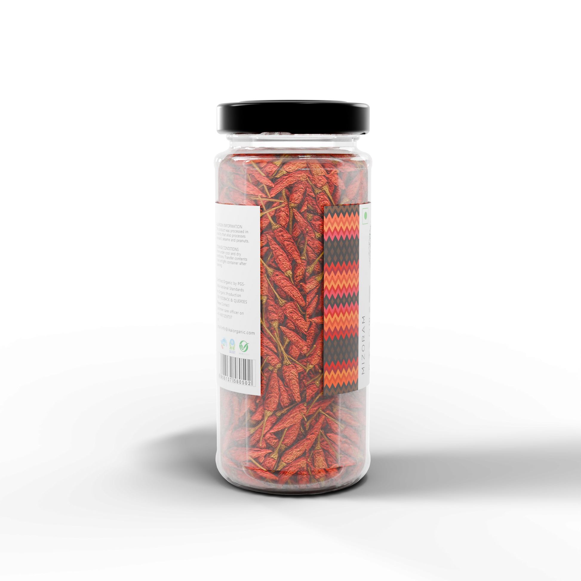 6 - Natural Bird’s Eye Chilli - 25g