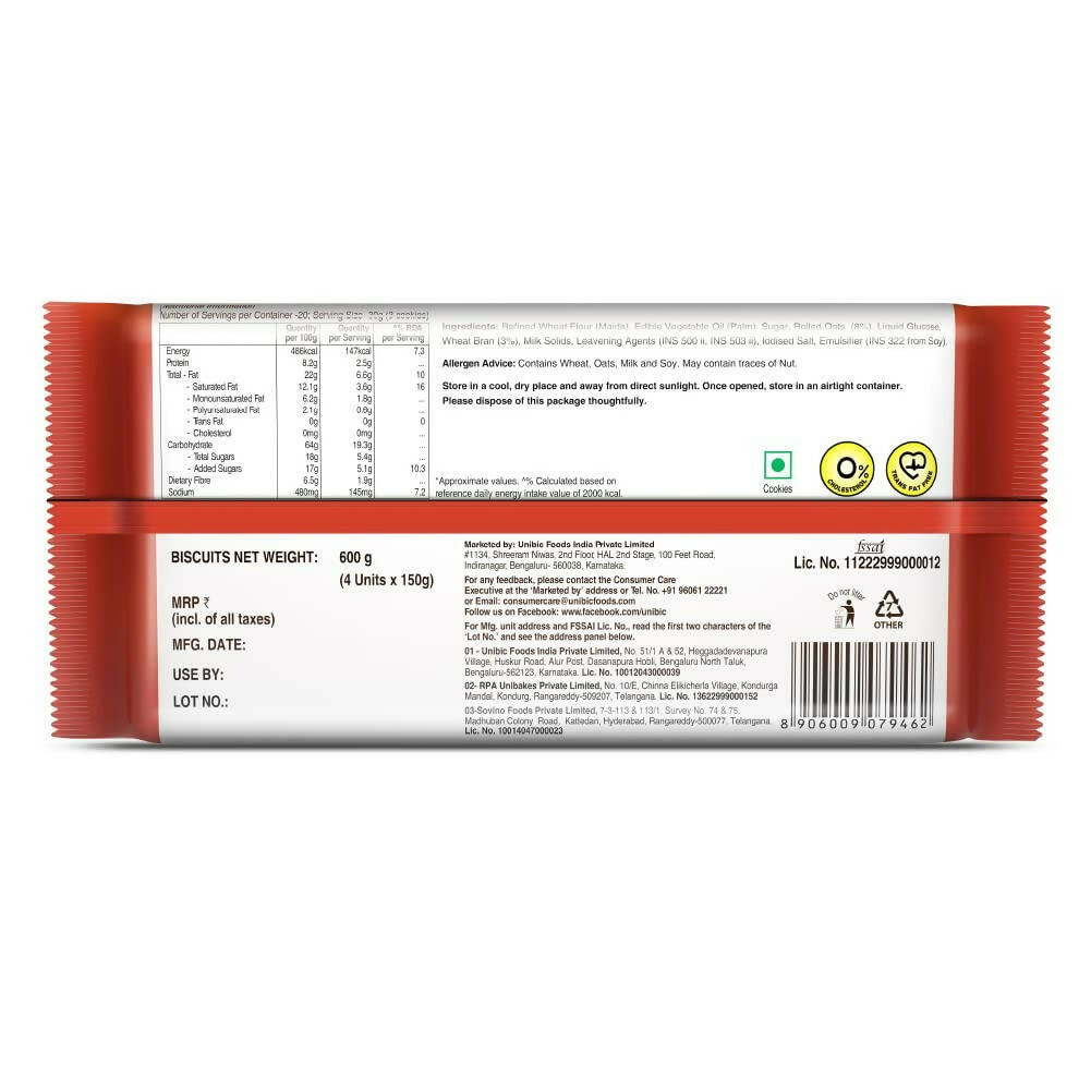 Unibic Oat's Digestive Cookies  Grab2Buy Unibic Grab2Buy