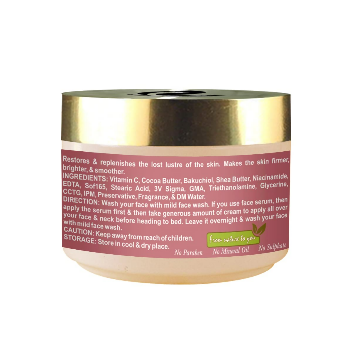 Urbaano Herbal Vitamin C Night Cream Glow  Grab2Buy Urbaano Herbal Grab2Buy