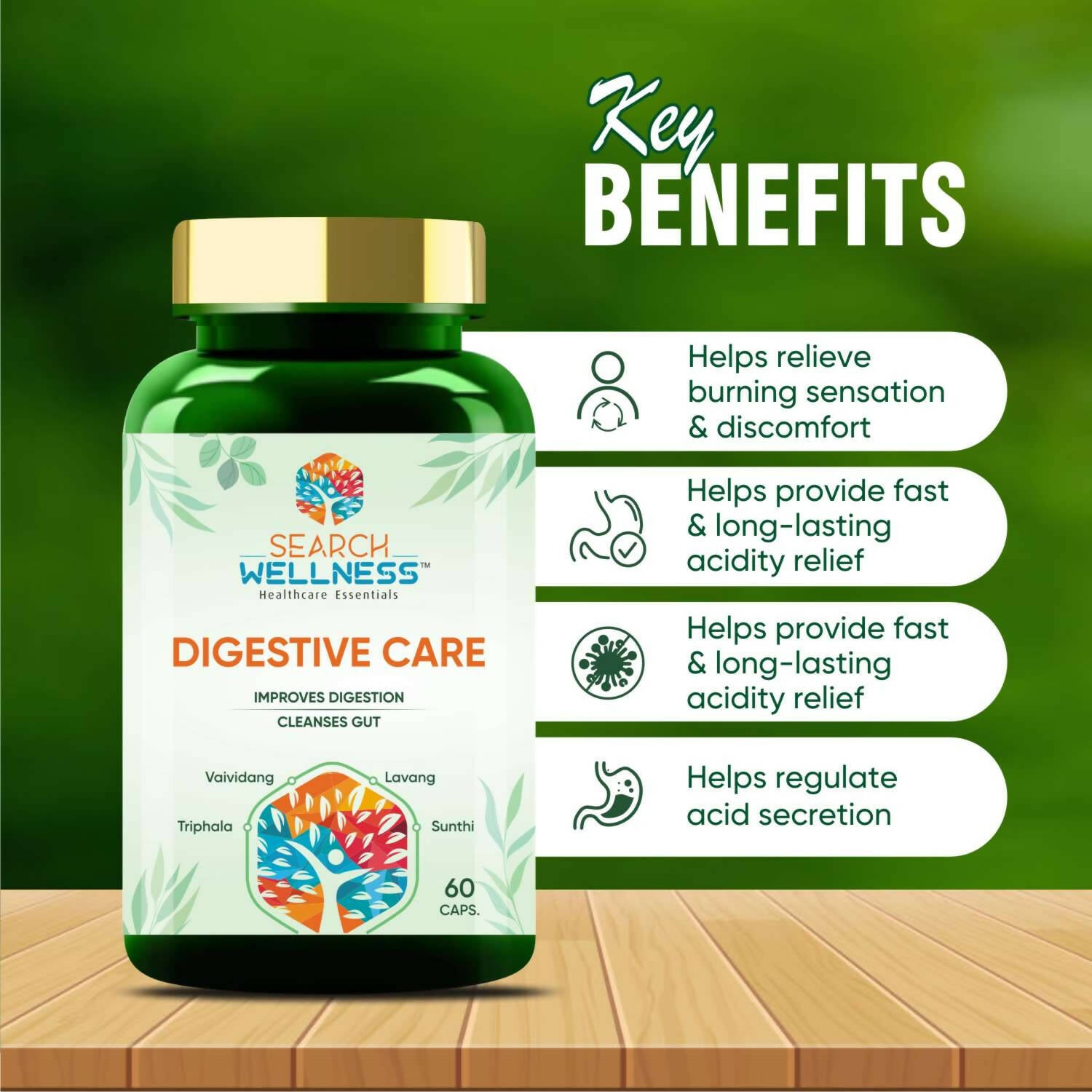 Search Wellness Digestive Care Capsules - Grab2buy
