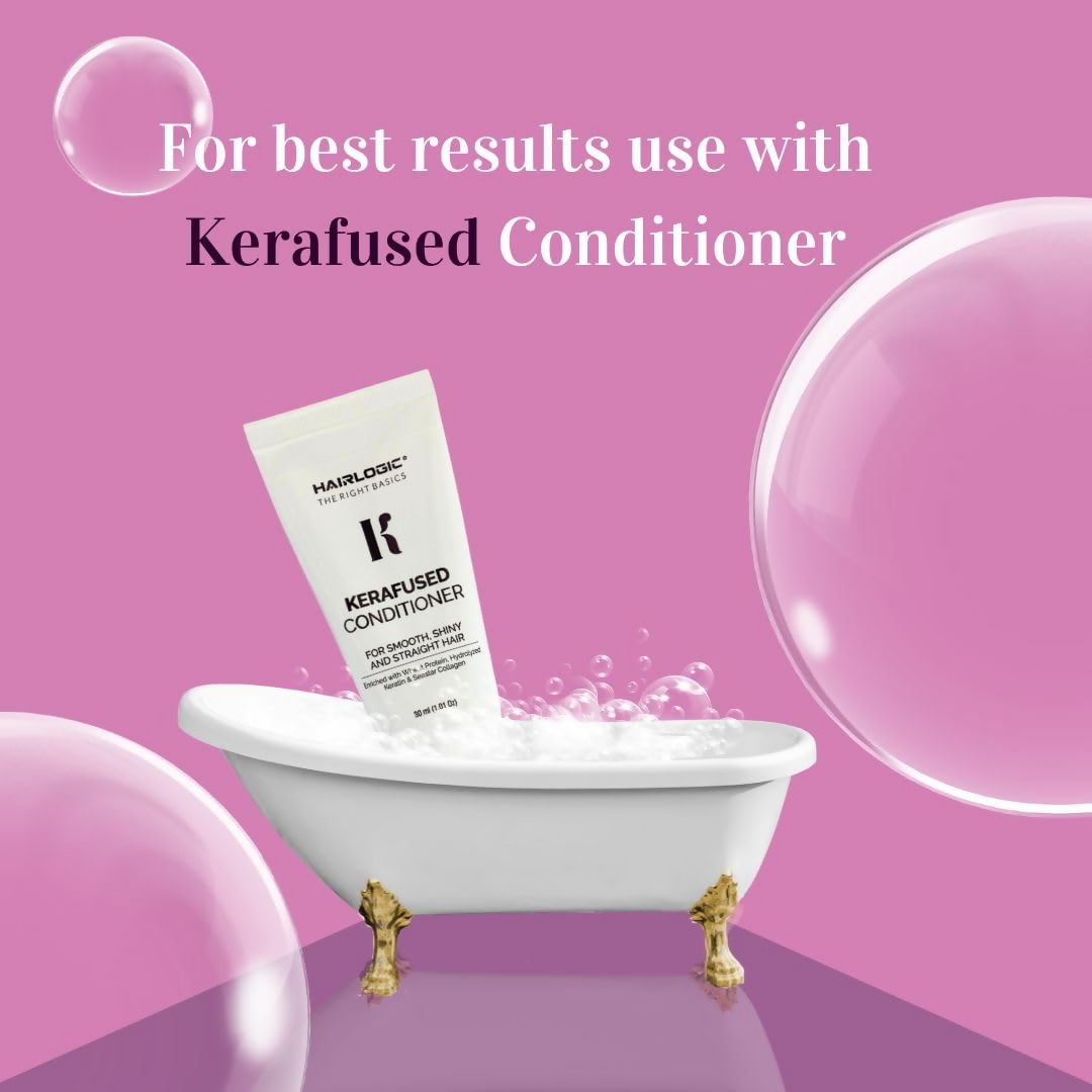 Hair Logic Kerafused Shampoo For Frizzy Hair Ideal for Men & Women 