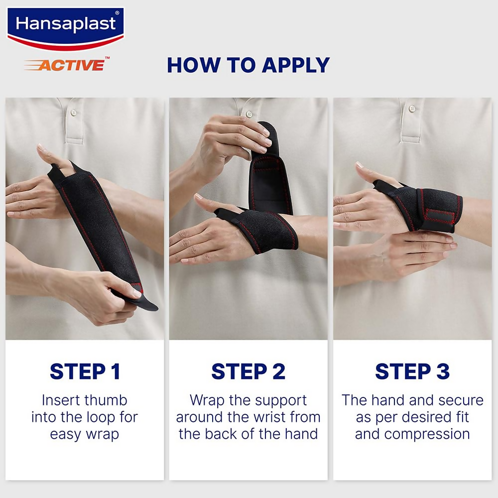 Hansaplast Active Wrist Support for Men & Women 
