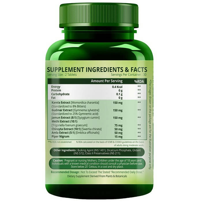 Himalayan Organics Gluco Balance Tablets 