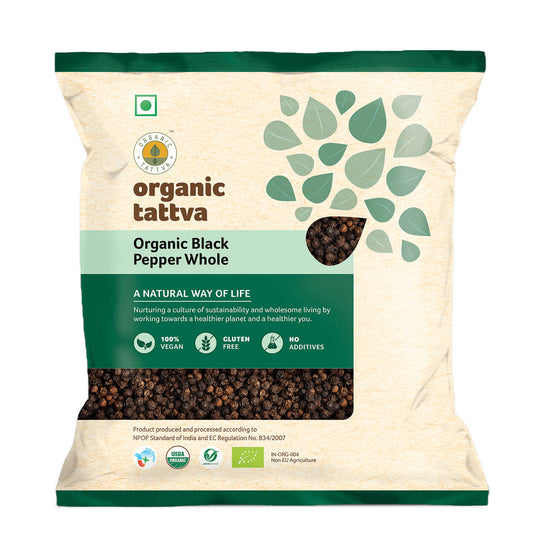 Organic Tattva Black Pepper Whole 