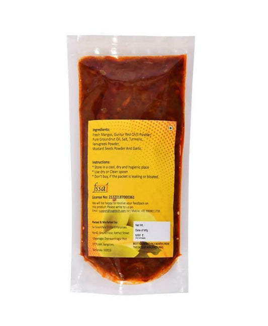 Amoga's Pickles Factory Andhra Authentic Mango Thokku Pickle - Grab2buy