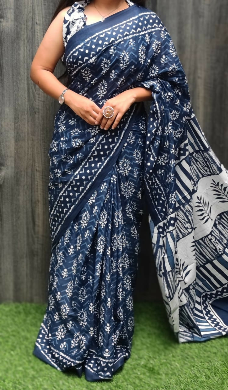 Exclusive Collection Grey Beautiful Mulmul Cotton Grab2Buy 