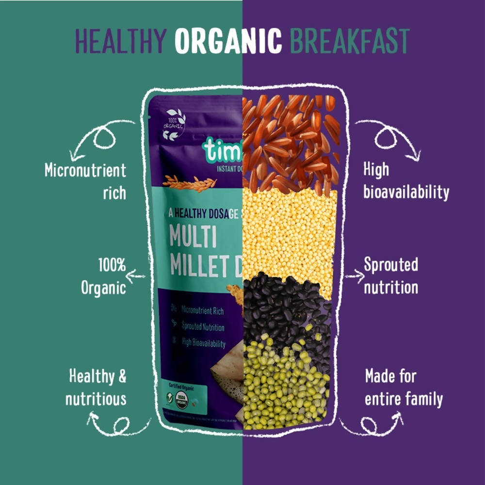 Timios Organic Multi Millet Dosa Mix  Grab2Buy Timios Grab2Buy