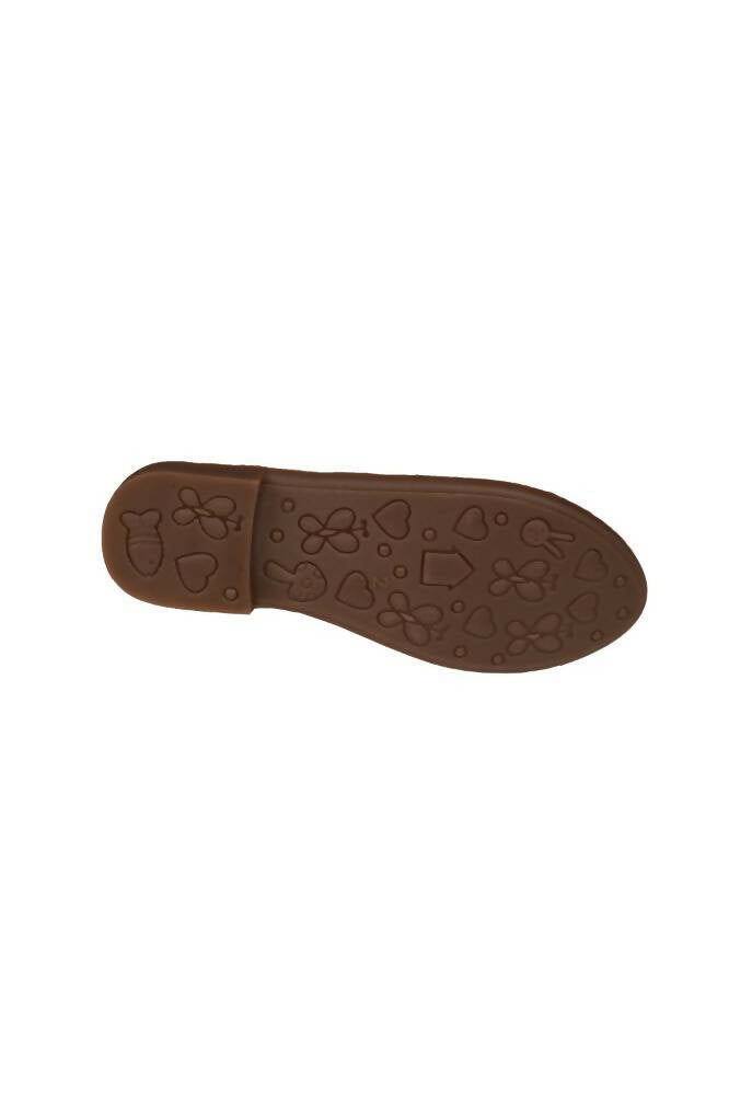 Tiny Bugs Girls Buckle Embellished Ankle Length Boots - Peach  Grab2Buy Tiny Bugs Grab2Buy