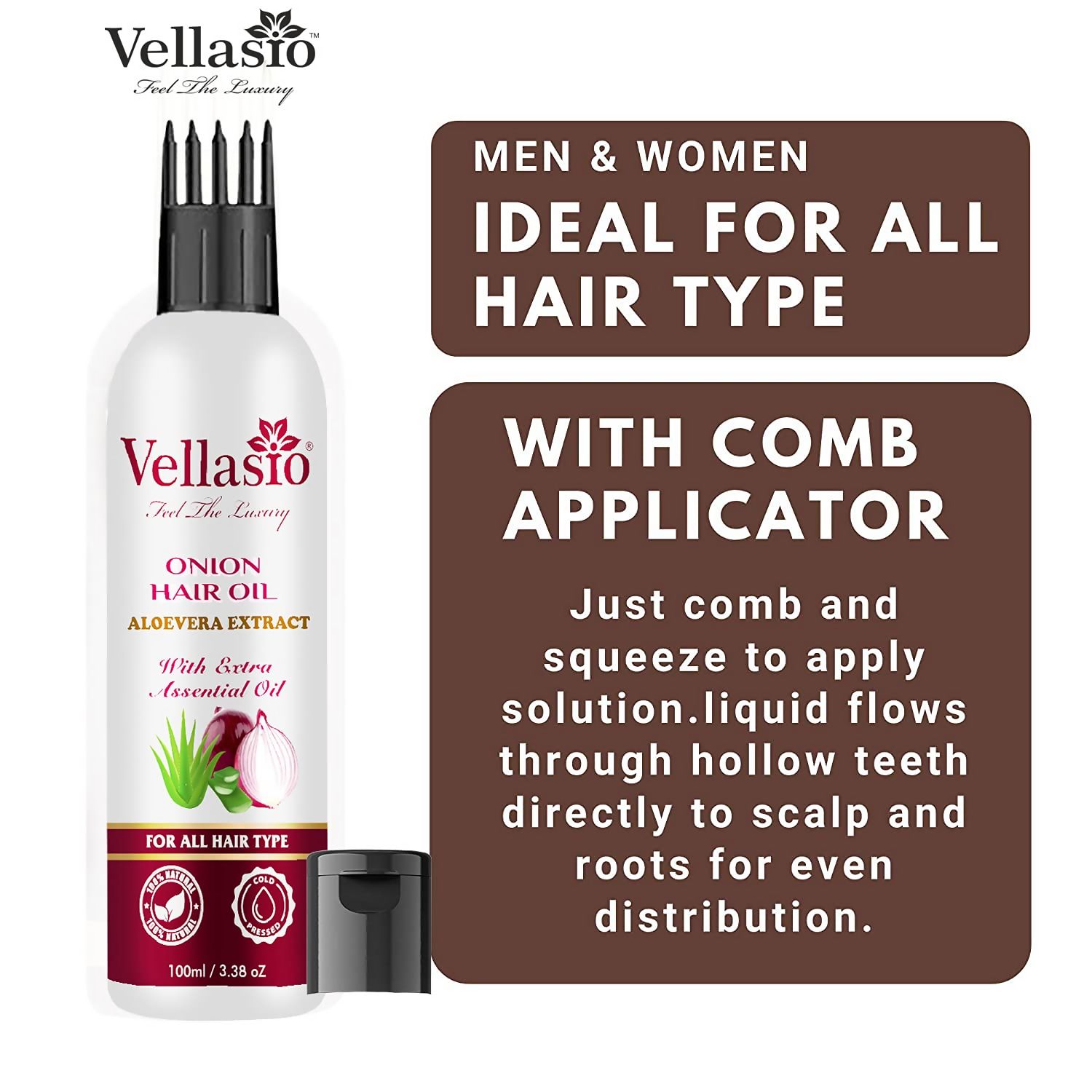 Vellasio Onion Aloevera Hair Oil & Ayurvedic Herbal Extracts  Grab2Buy Vellasio Grab2Buy