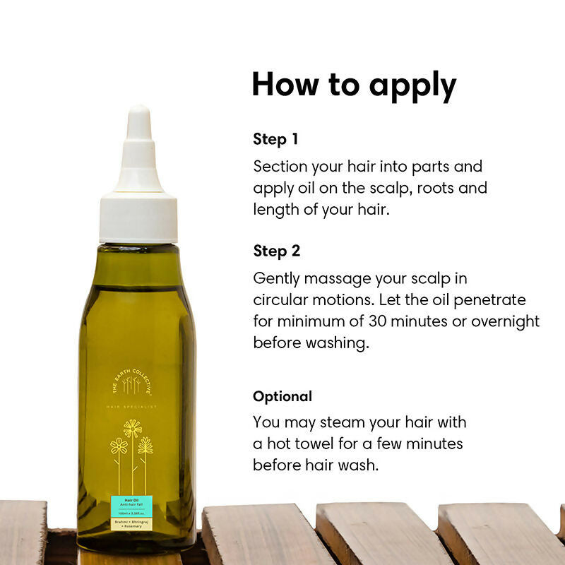 The Earth Collective Anti Hair Fall Hair Oil With Rosemary  Grab2Buy The Earth Collective Grab2Buy