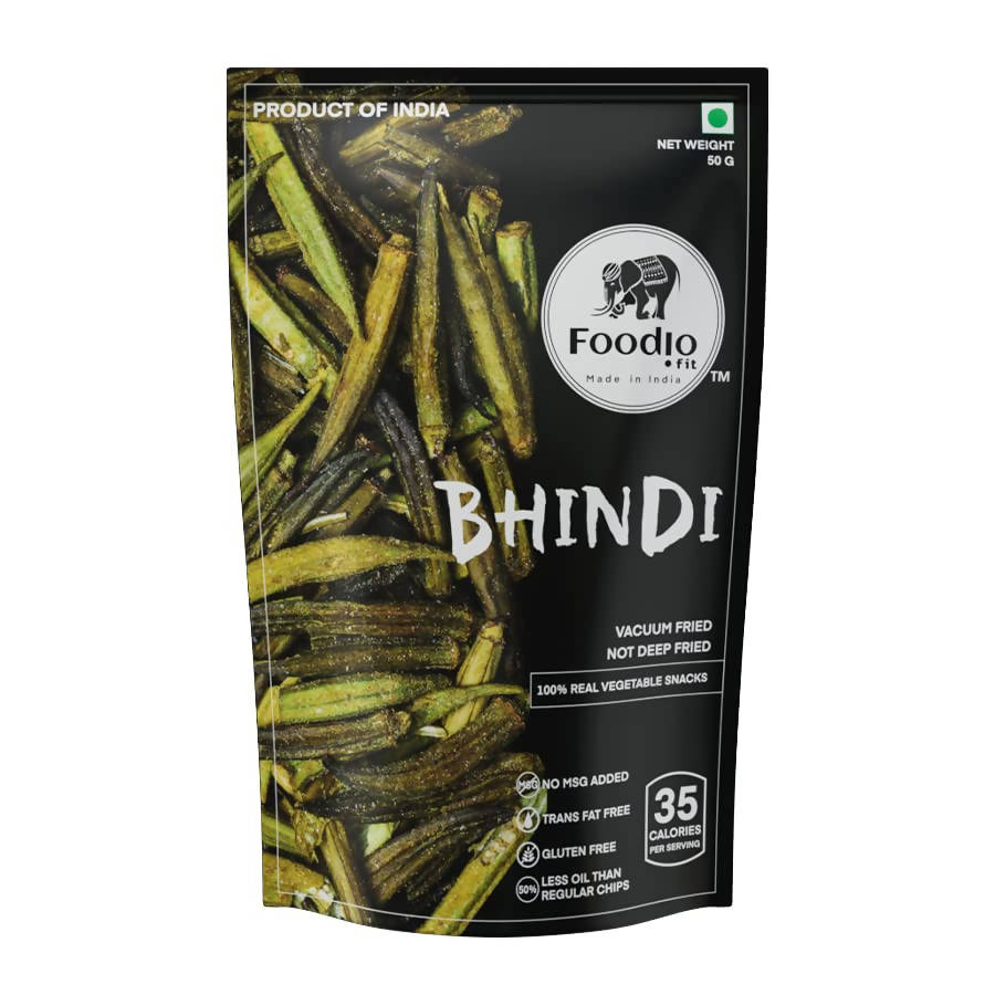 Foodio Bhindi Vacuum Fried Chips - Grab2buy
