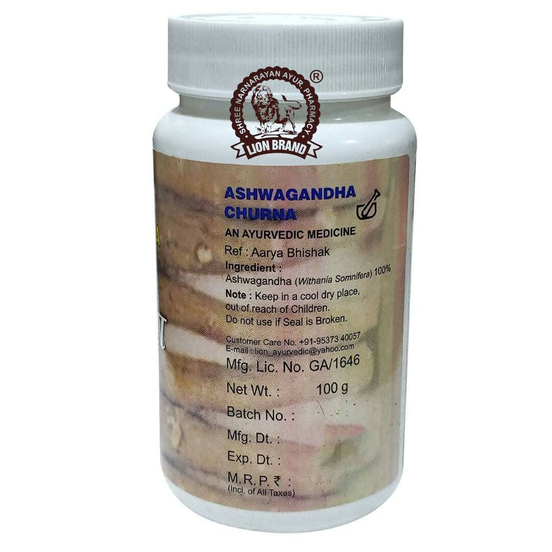 Lion Ayurveda Ashwagandha Churna 