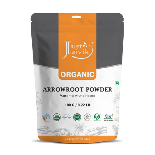 Just Jaivik Organic Arrowroot Powder - Grab2buy