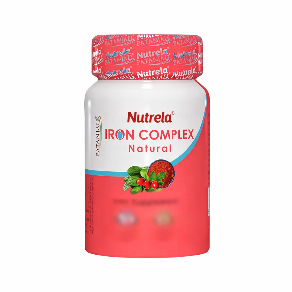 Patanjali Nutrela Iron Complex Natural Capsules 