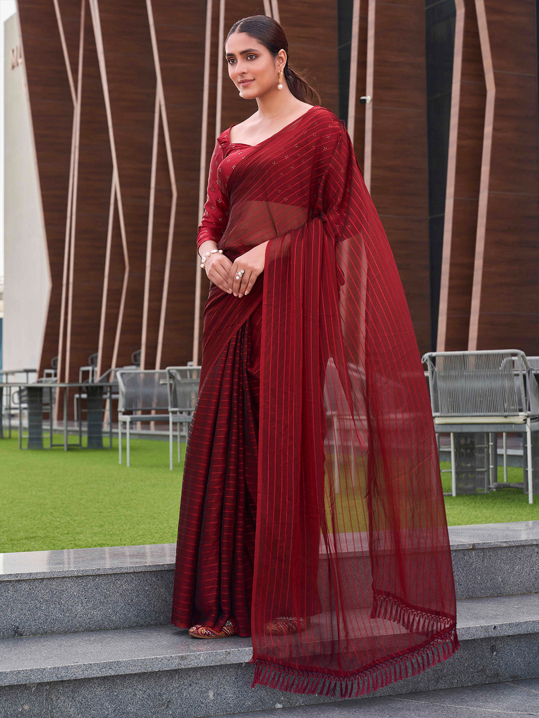 Tikhi Imli Striped Ready to Wear Grab2Buy 