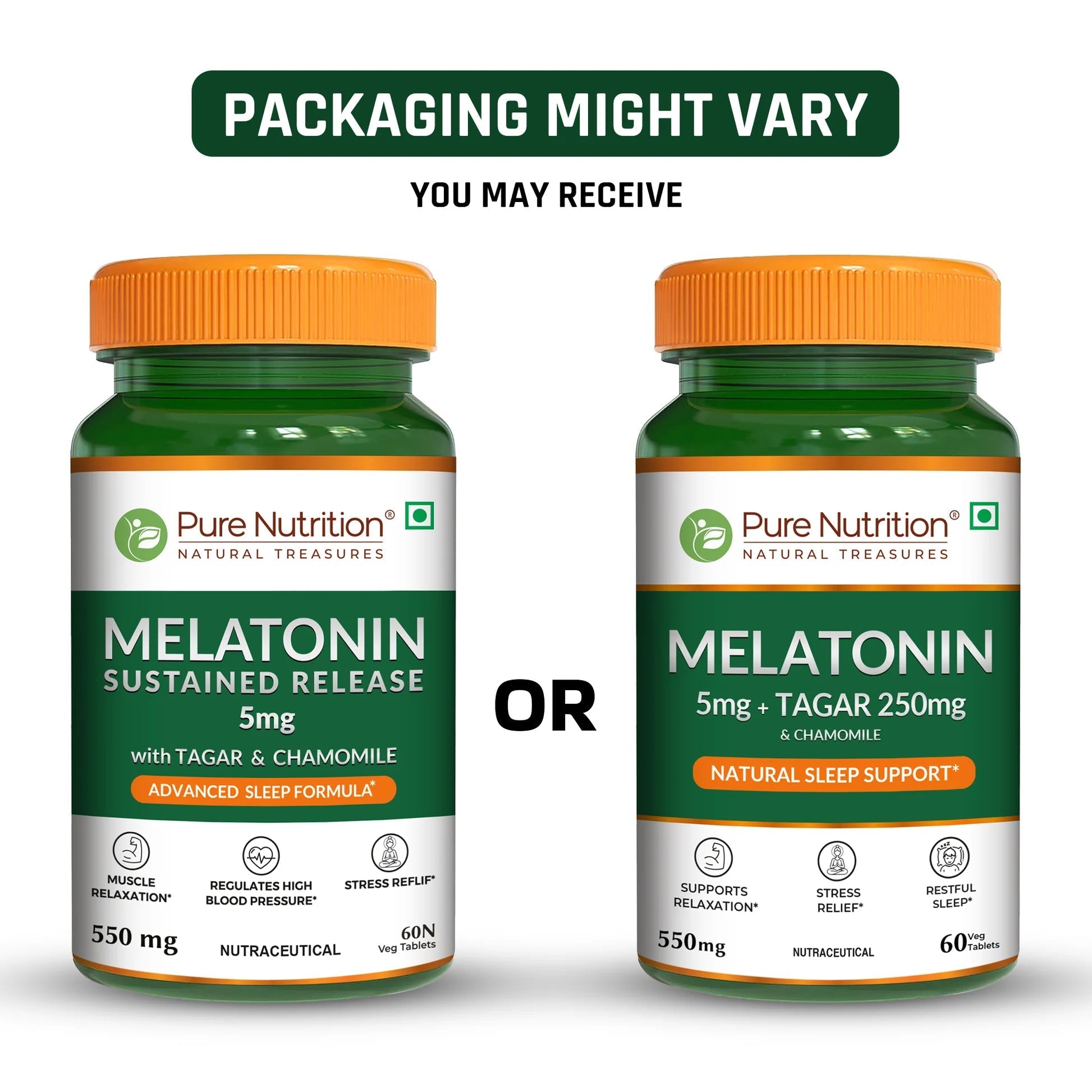 Pure Nutrition Melatonin 5mg Veg Tablets 