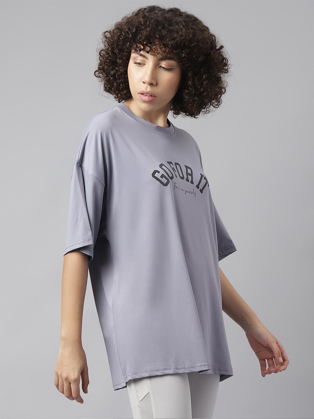 MKH Typography Printed Dri-FIT Sports T-shirt 