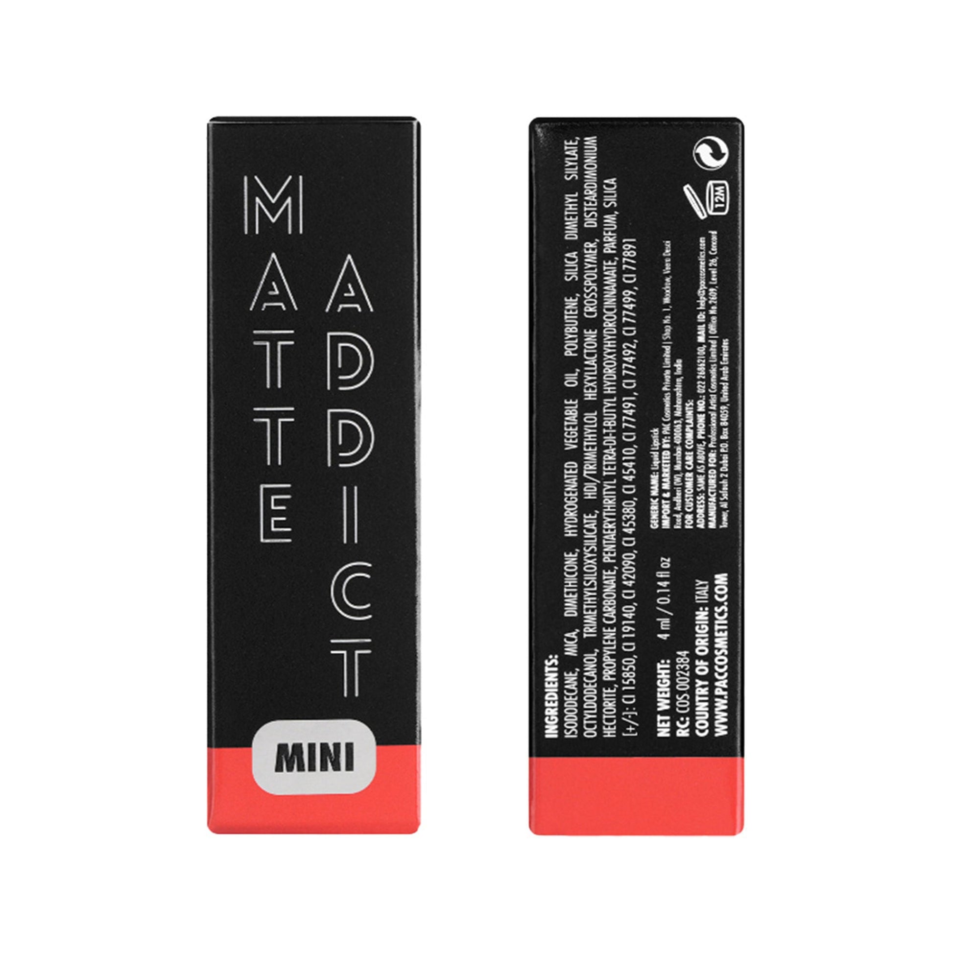 PAC Studio Matte Addict Mini Liquid Lipstick - Red Me