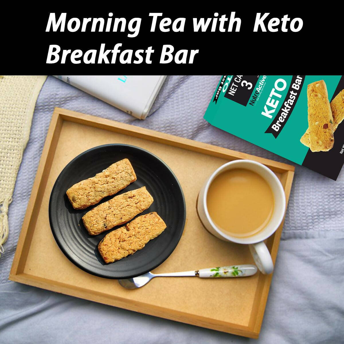 NutroActive Keto Breakfast Mini Bars with Nuts & Seeds - Grab2buy