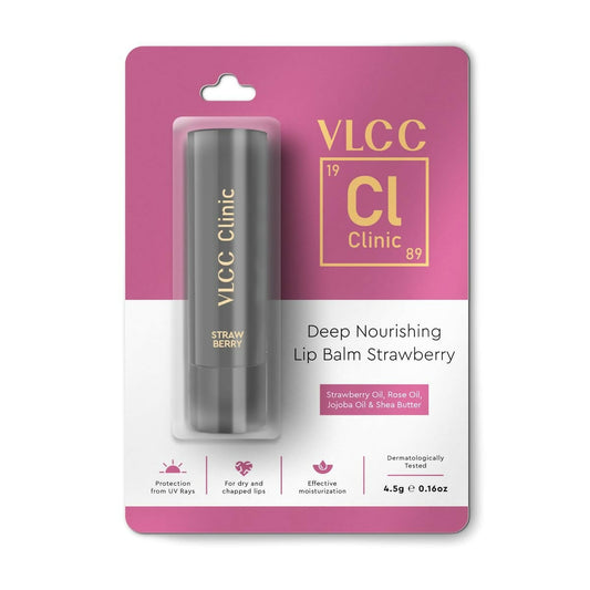 VLCC Clinic Deep Nourishing Lip Balm Strawberry & Rose 