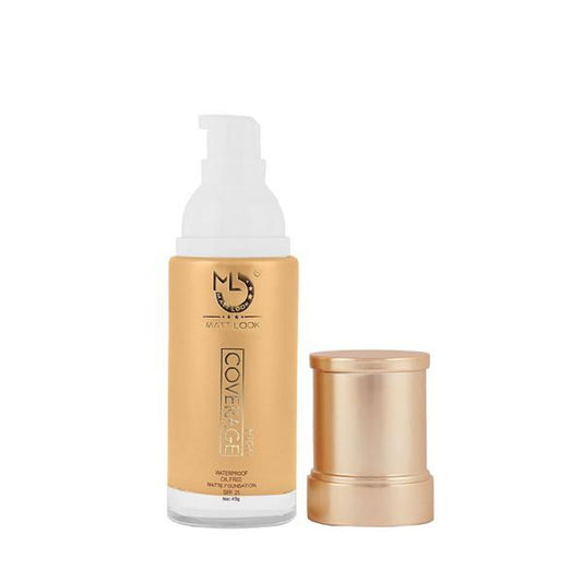 Matt Look High Coverage Waterproof Oil Free Matte SPF 25 Foundation - Ivory 