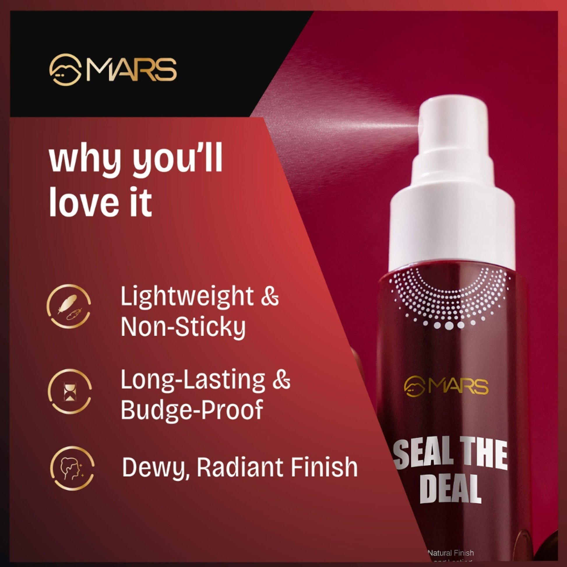 MARS Cosmetics Seal the Deal Long-Lasting Makeup Fixer Spray 