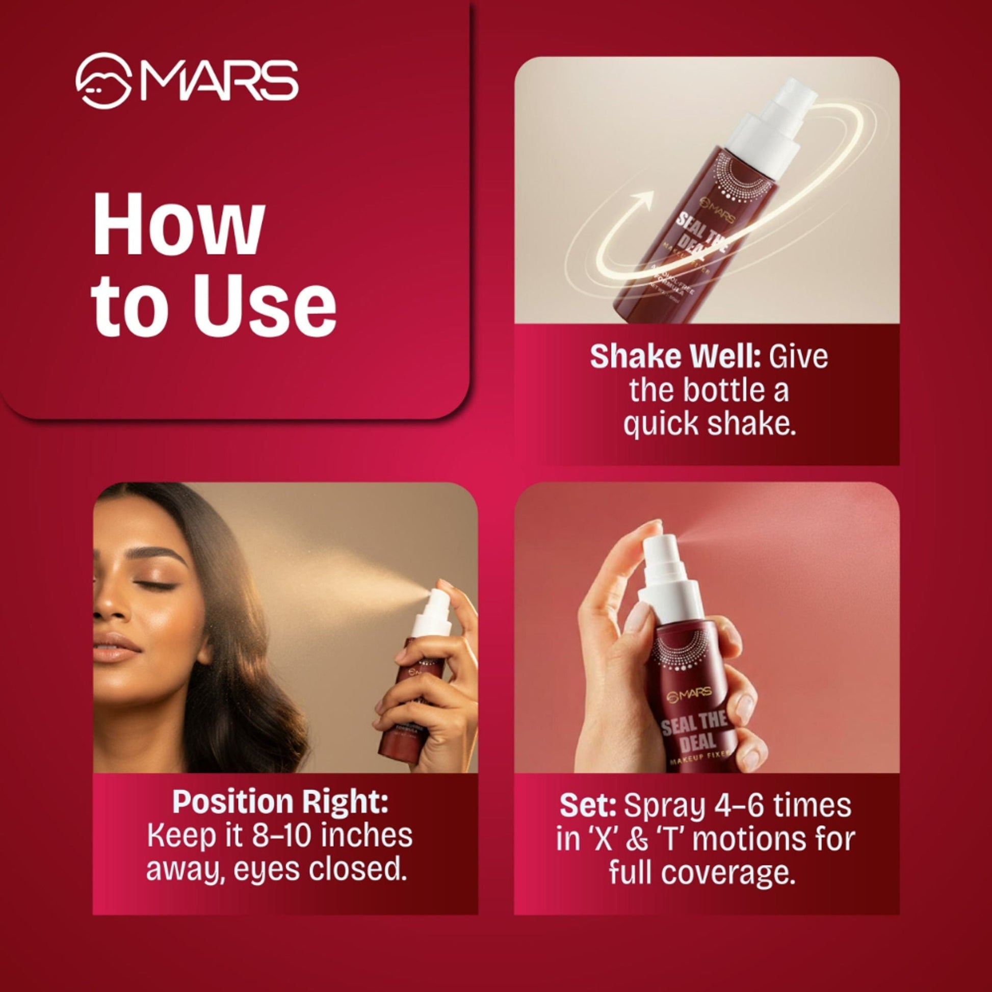MARS Cosmetics Seal the Deal Long-Lasting Makeup Fixer Spray 
