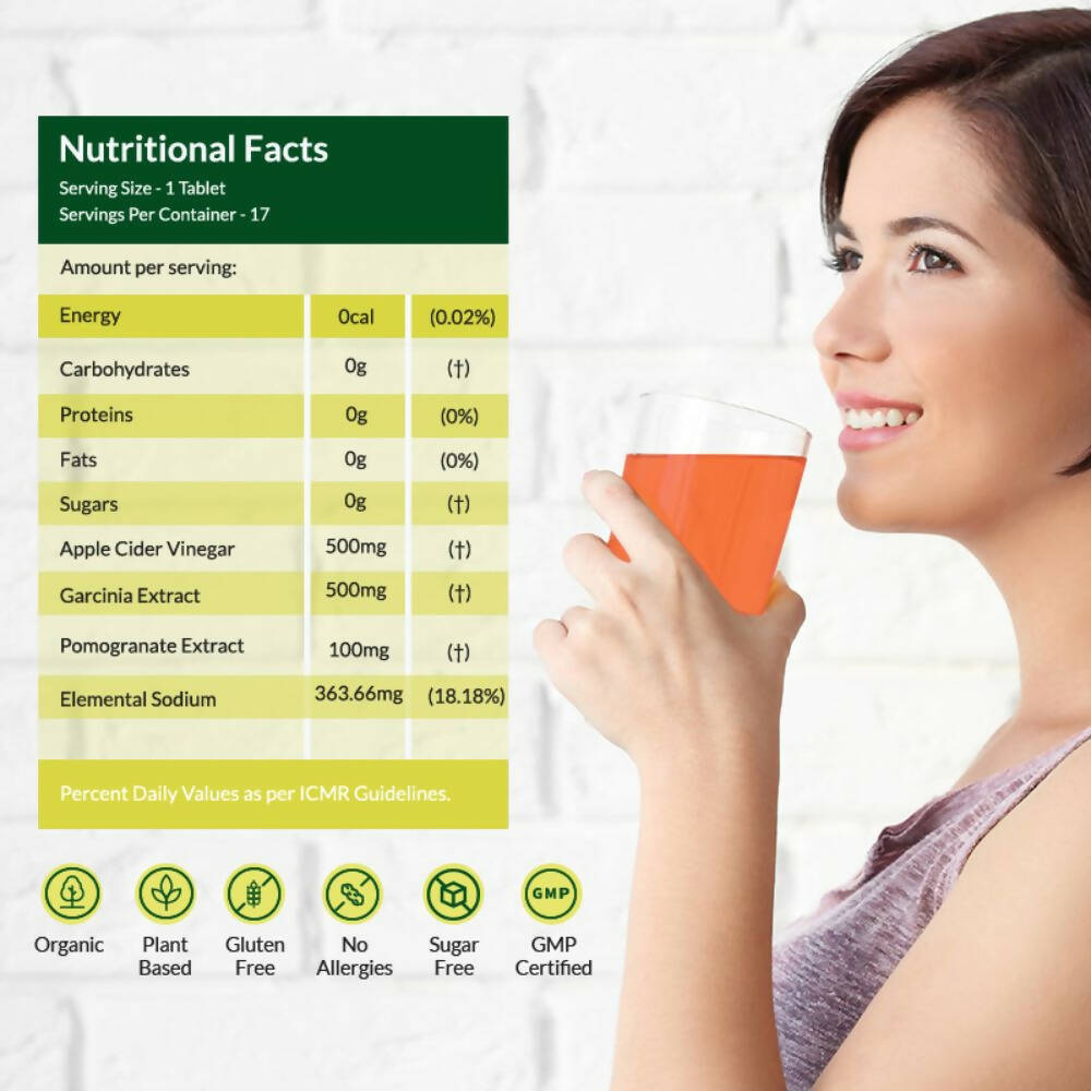 Wellbeing Nutrition Apple Cider Vinegar Effervescent Tablets 