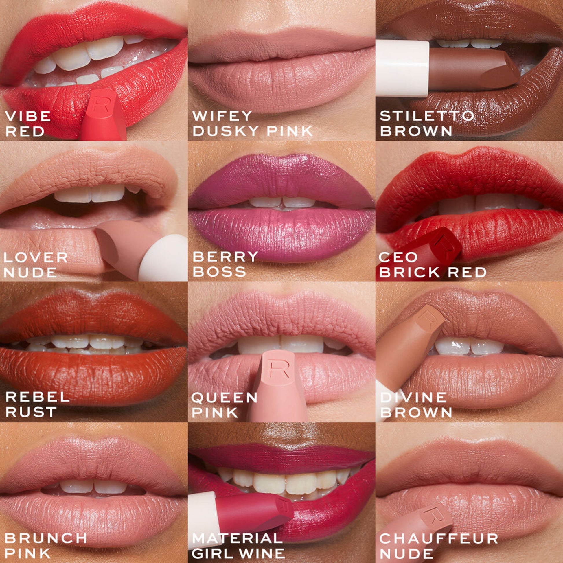 Makeup Revolution Lip Allure Soft Satin Lipstick - Rebel Rust