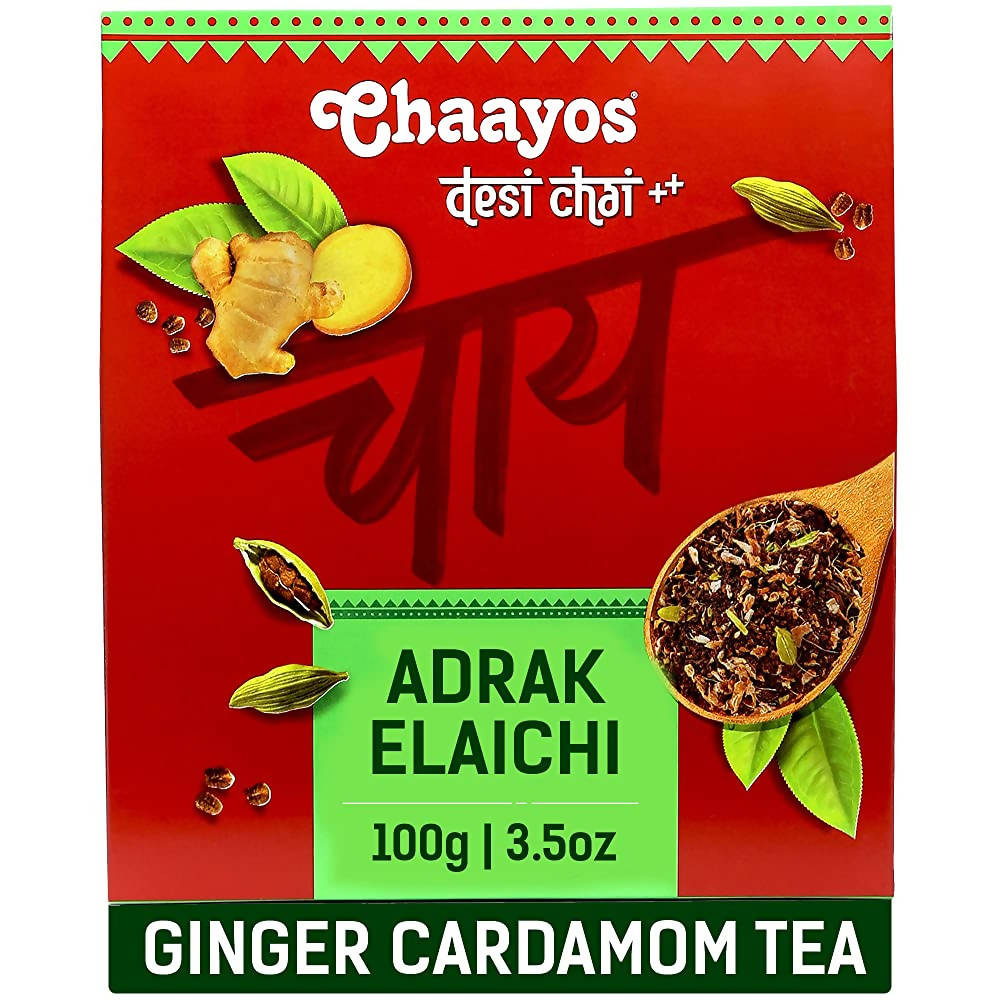 Chaayos Adrak Elaichi Tea Powder (Ginger & Cardamom)  Grab2Buy Chaayos Grab2Buy