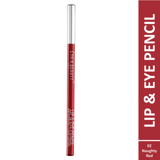 Lyon Beauty Lip & Eye Pencil - Naughty Red 02