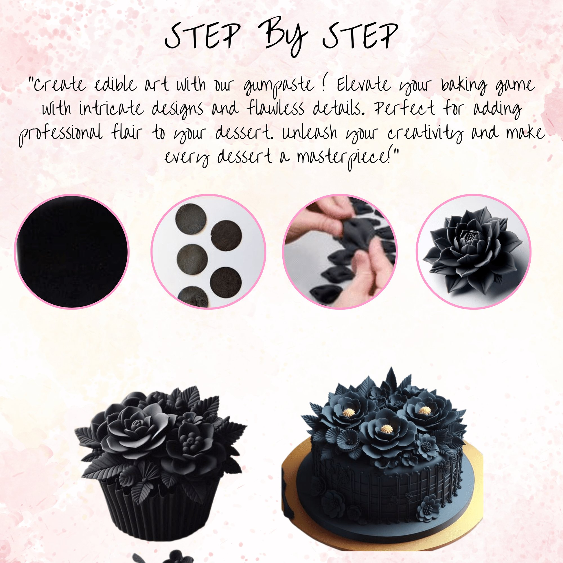 Confect Black | Edible Gum paste