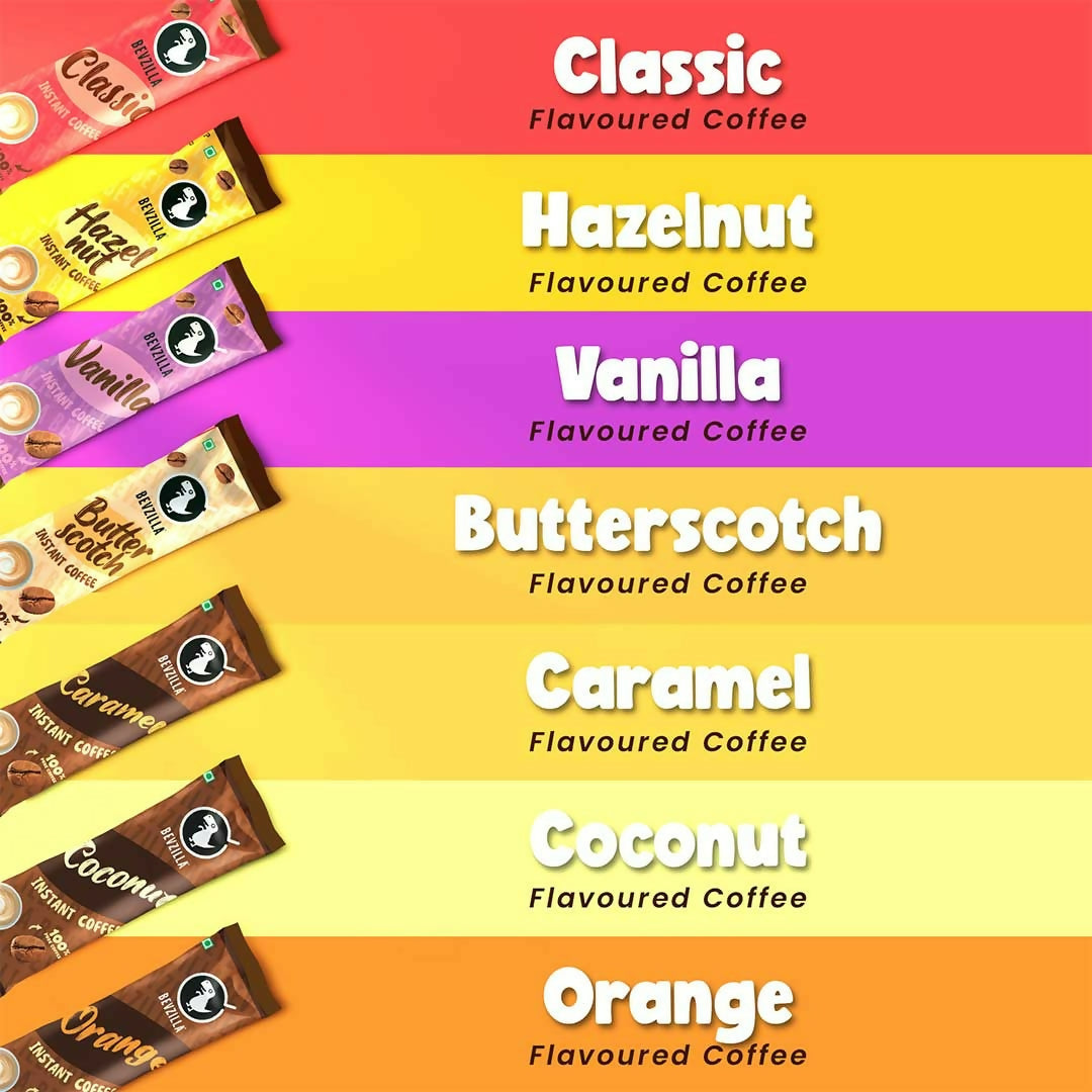 Bevzilla 84 Sachets Assorted Coffee Powder Box 