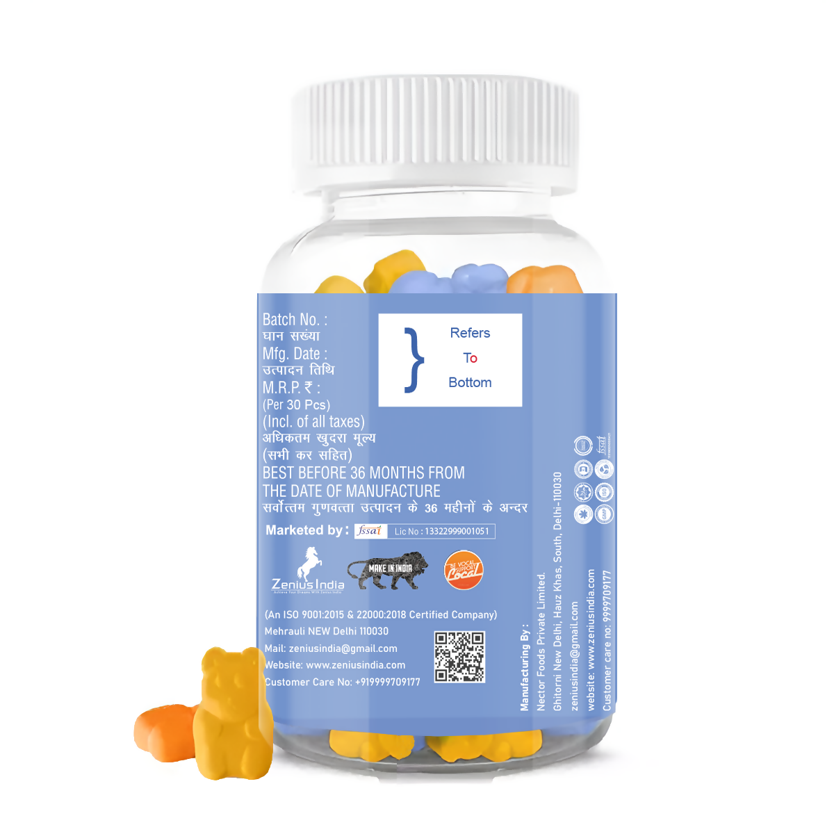 Zenius Kids Multivitamin Mixed - Mango, Blueberry, Orange Gummies  Grab2Buy Zenius Grab2Buy